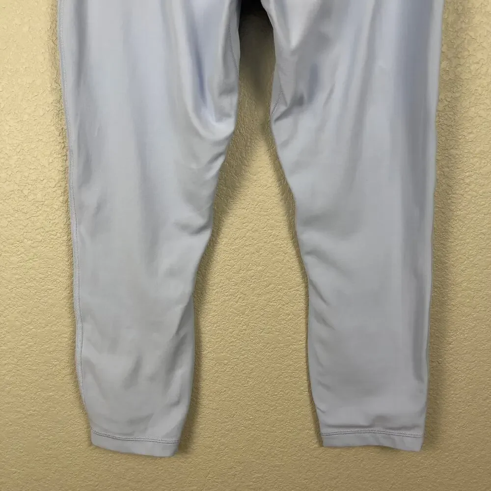 Lululemon Align High‎ Rise Crop Leggings Pastel Blue 12 Yoga Workout Athleisure